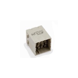 Insert HM modulaire, Raccordement à Sertir, mâle, 20 pin, 16A, Polycarbonate 